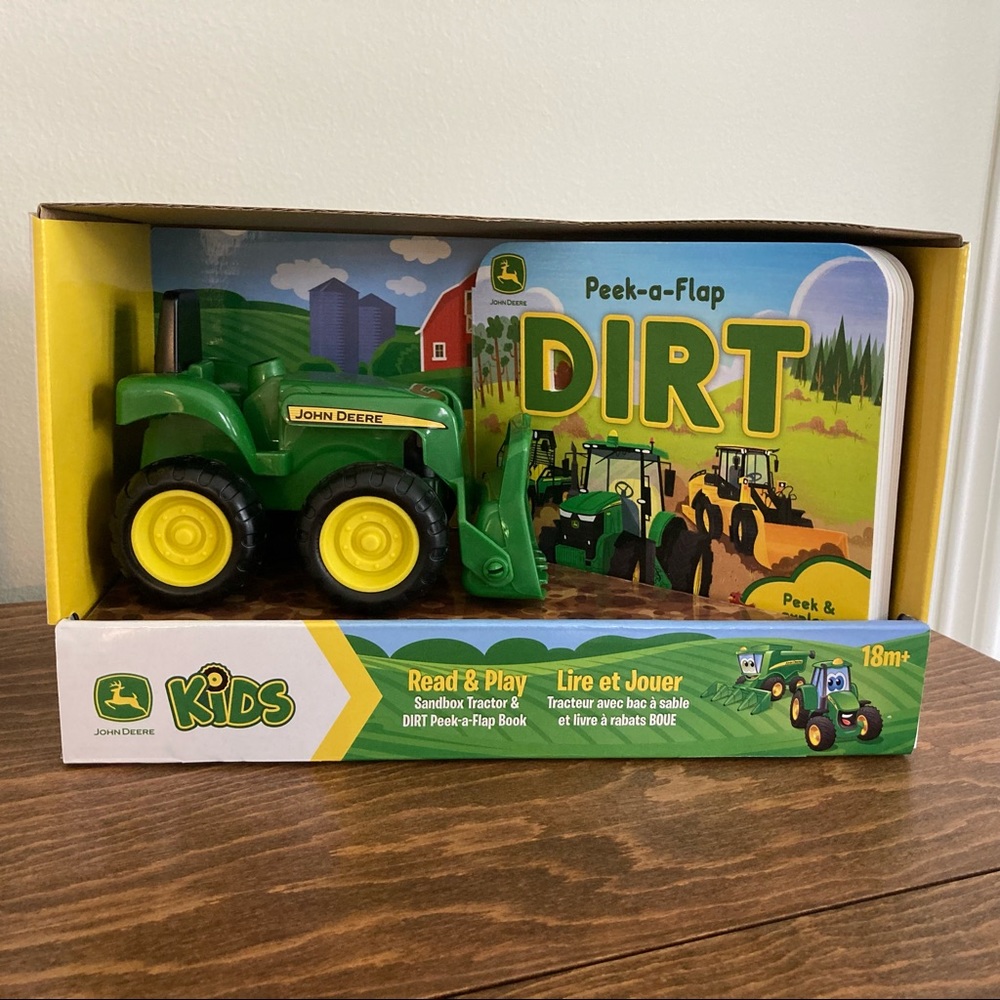John Deere Kids Tractor and Book